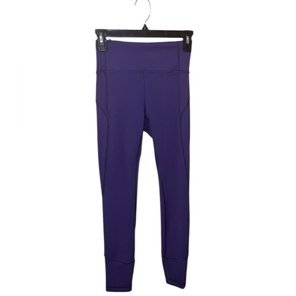 Lululemon In Movement Crop Leggings – Aeon Purple – Size 4 - Picture 3 of 4